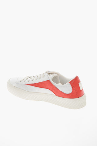 Leather and Mesh RODINA Low-Top Sneakers with Contrasting Details
