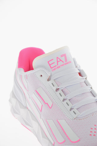 EA7 EMPORIO Stretchy-textile Low-top Sneakes with Logo