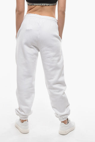BIRGER CHRISTENSEN Fleeced Cotton MIMI Joggers with Embroidered Logo