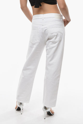 Vintage Effect Boyfriend Fit Jeans 20cm
