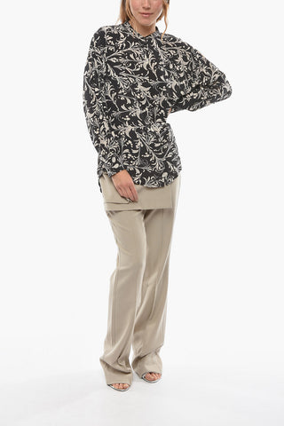 ETOILE Camicia Asimmetrica CATCHELL Fantasia Floreale