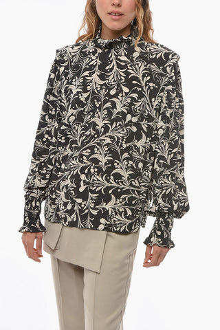 ETOILE Turtleneck NOSHI Floral Printed Shirt