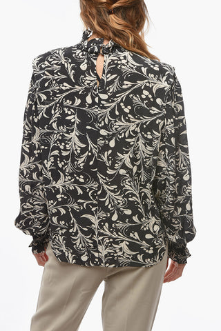 ETOILE Turtleneck NOSHI Floral Printed Shirt