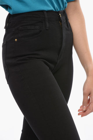 Skinny-Jeans im Dark Wash mit hohem Bund 13 cm