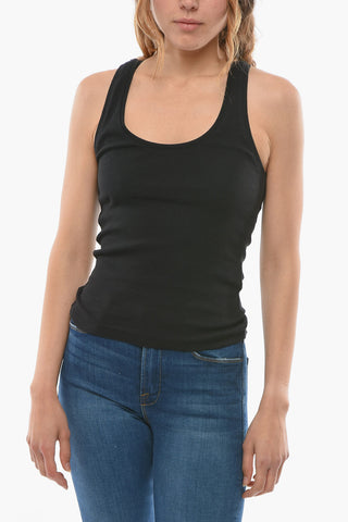BIRGER CHRISTENSEN Stretch Cotton Ribbed BLOOM Tank top