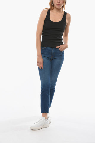 BIRGER CHRISTENSEN Stretch Cotton Ribbed BLOOM Tank top