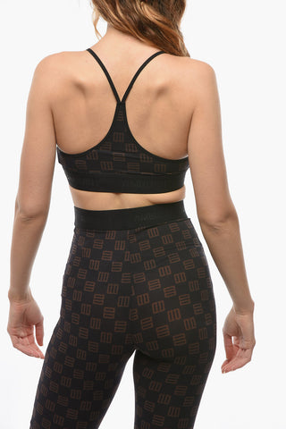 Monogram-printed Active Top