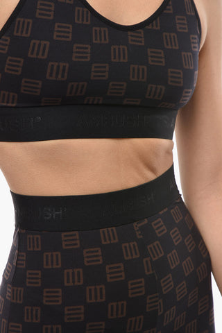 Monogram-printed Active Top