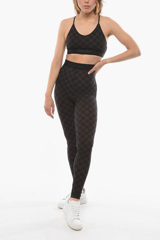 Monogram-printed Active Top