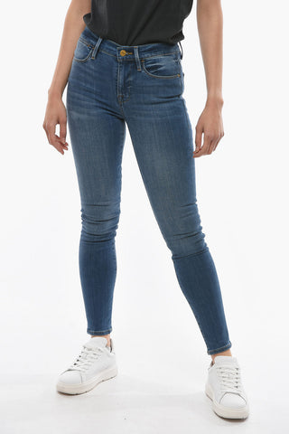Jeans Skinny Fit a Vita Alta 12cm