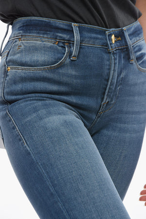 스키니핏 하이웨이스트 진 12cm