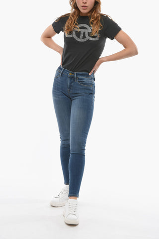 Jeans Skinny Fit a Vita Alta 12cm