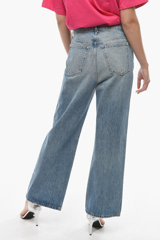 Jeans Flared a Vita Alta 26cm