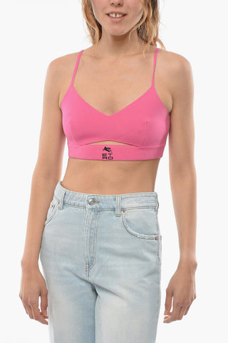 Top Bralette con Dettaglio cut-Out