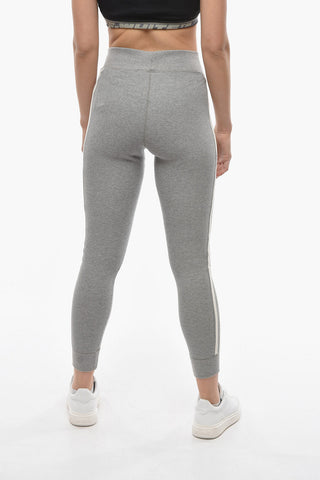 High Waist WAFFLE Leggings with Contrasting Side bands