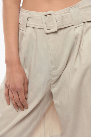 Double Pleat Shorts with Belt