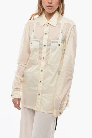 DRKSHDW Nylon Overshirt with Silver-toned Hardware Detailing