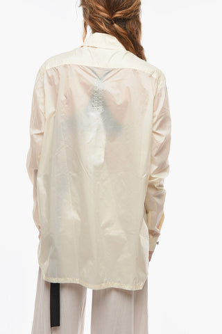 DRKSHDW Nylon Overshirt with Silver-toned Hardware Detailing