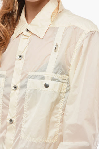 DRKSHDW Nylon Overshirt with Silver-toned Hardware Detailing