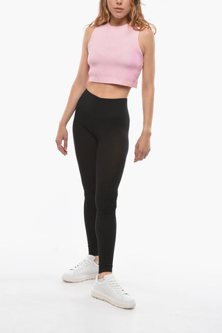 Silk FRAIDY See-through Leggings with Ankle Zip