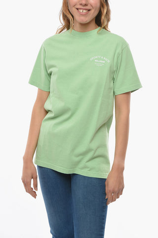 Crew-neck UNISEX T-Shirt with Contrasting Print