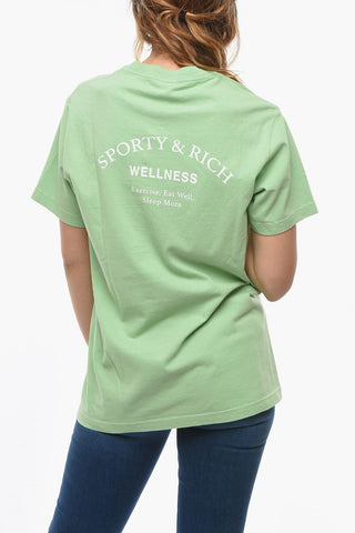 Crew-neck UNISEX T-Shirt with Contrasting Print