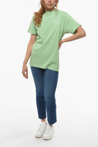 Crew-neck UNISEX T-Shirt with Contrasting Print