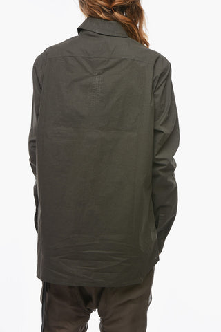 DRKSHDW Ring-detailed Overshirt with Double Breast-pocket