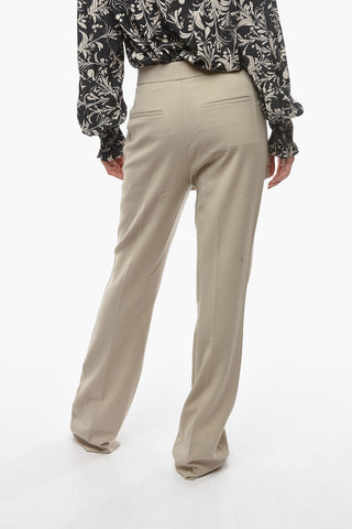 Pantaloni a 1 Pince con Dettaglio Wrap