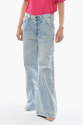 Jeans Baggy Fit a Lavaggio Chiaro 30cm