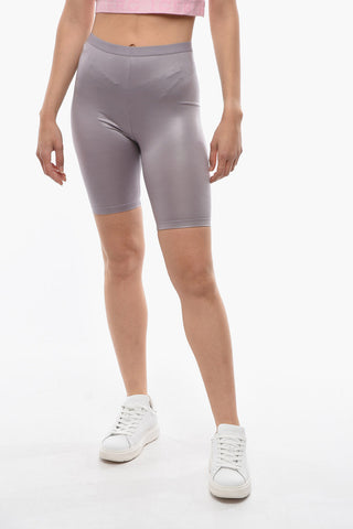 LILIES Shiny Fabric Shorts with Elasticated Waistband