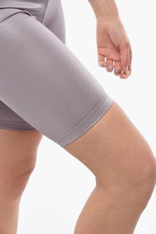 LILIES Shiny Fabric Shorts with Elasticated Waistband