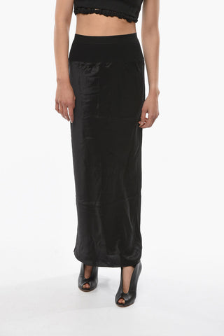Satin JOHN Skirt with Drawstring Waist