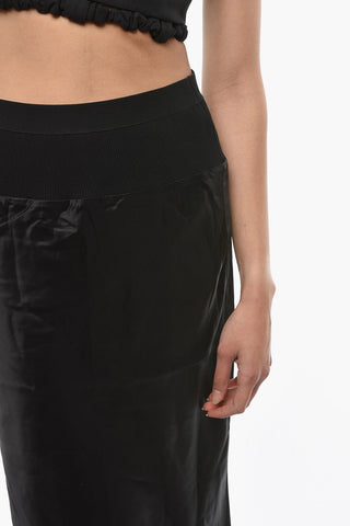 Satin JOHN Skirt with Drawstring Waist