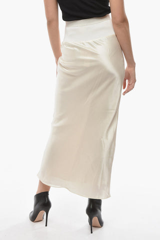 Satin JOHN Skirt with Drawstring Waist