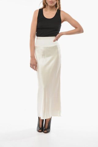 Satin JOHN Skirt with Drawstring Waist