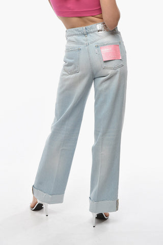 Jeans Bootcut BABABLU' a Vita Alta 25cm