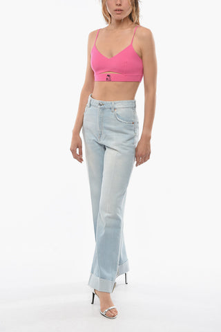 Jeans Bootcut BABABLU' a Vita Alta 25cm