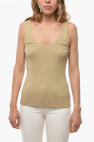 Solid Color Ribbed CARTER Tank Top