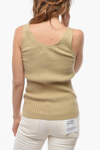 Solid Color Ribbed CARTER Tank Top