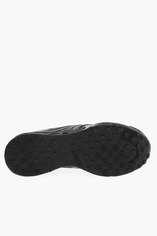 Rubber Sole Leather Low-Top Sneakers