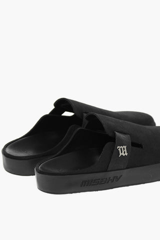 MONOGRAM Slides With Allover Embroidered Logo