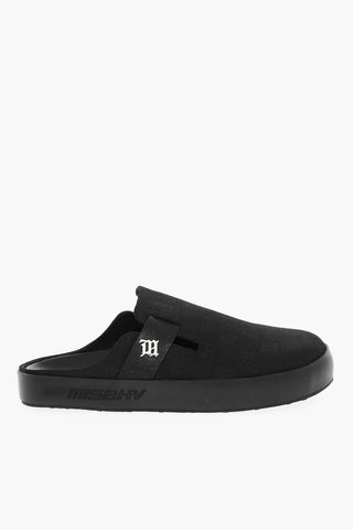 MONOGRAM Slides With Allover Embroidered Logo