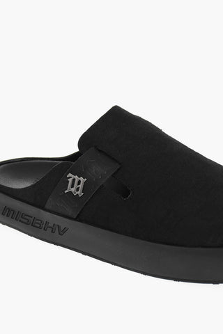 MONOGRAM Slides With Allover Embroidered Logo