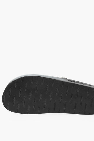 MONOGRAM Slides With Allover Embroidered Logo