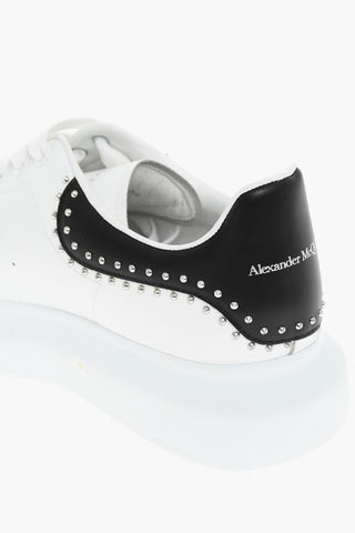 Sneakers Low-Top In Pelle Con Borchie
