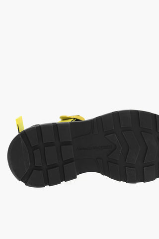 Strap Closure Logoed Sandals