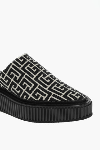 Rubber Sole Embroidered Sabot