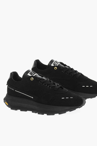 Rubber Sole RACER LUX Leather Textile Sneakers