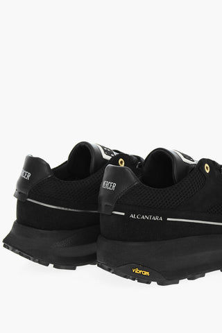 Rubber Sole RACER LUX Leather Textile Sneakers